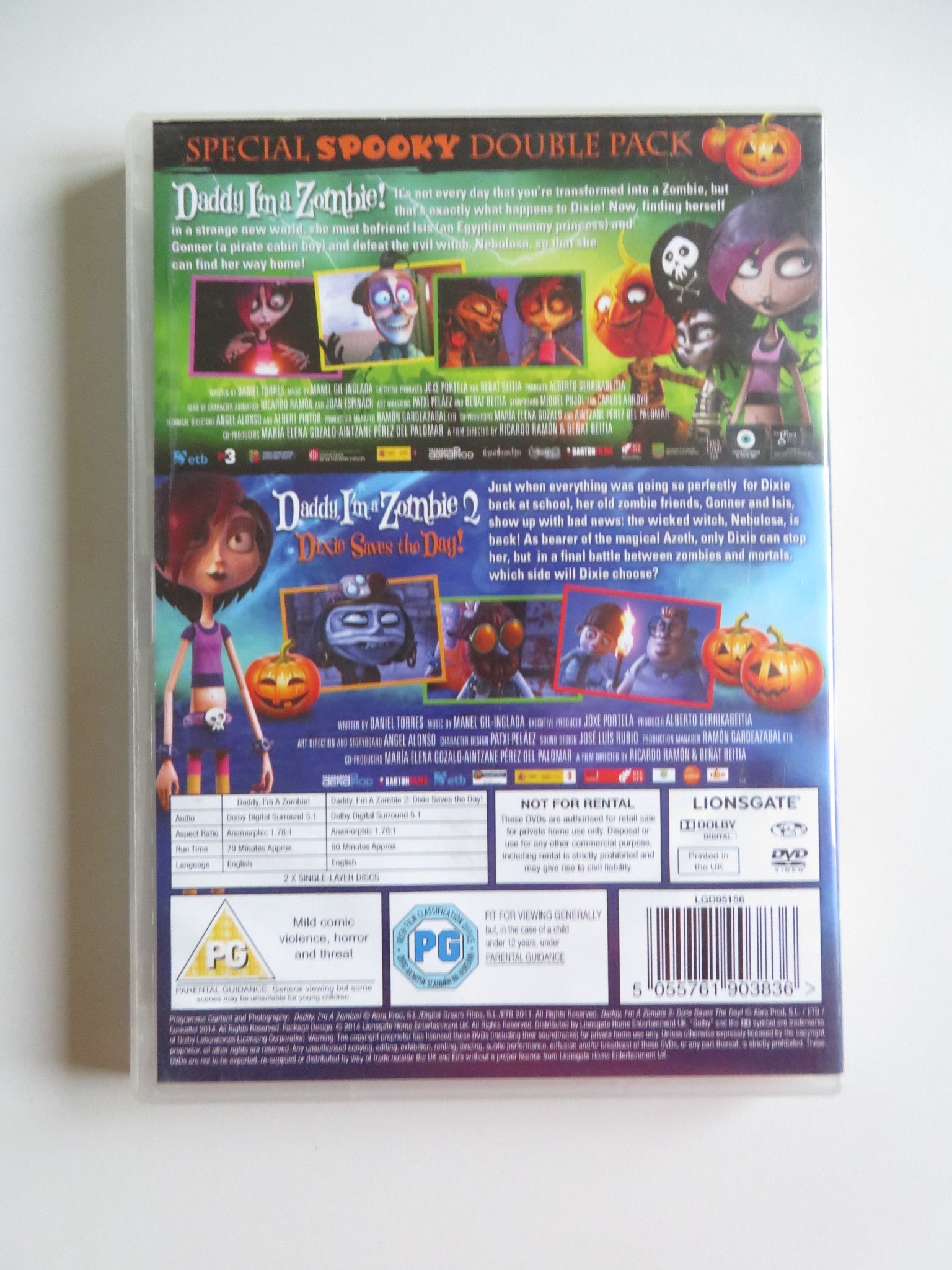 DADDY I'M A ZOMBIE + DADDY, I'M A ZOMBIE 2 (DVD) R. BANDINI 2010 REGION 2 - Rendezvous Cinema