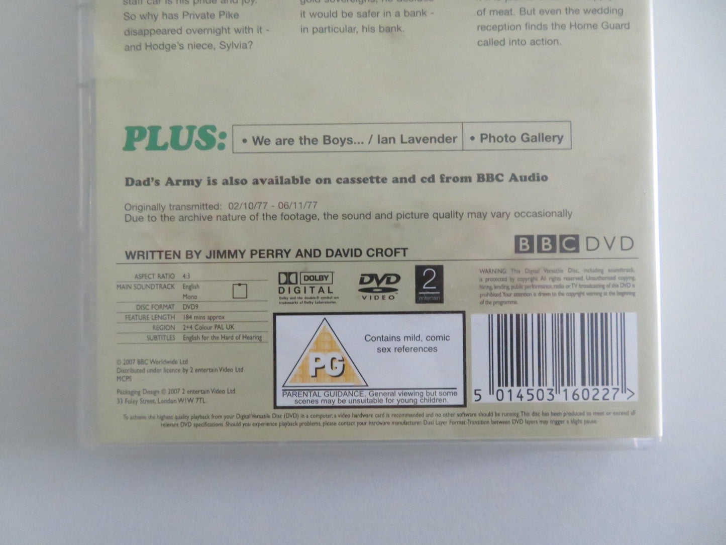 DAD'S ARMY THE COMPLETE NINTH SERIES (DVD) ARTHUR LOWE 1977 REGION 2, 4 Movie posters