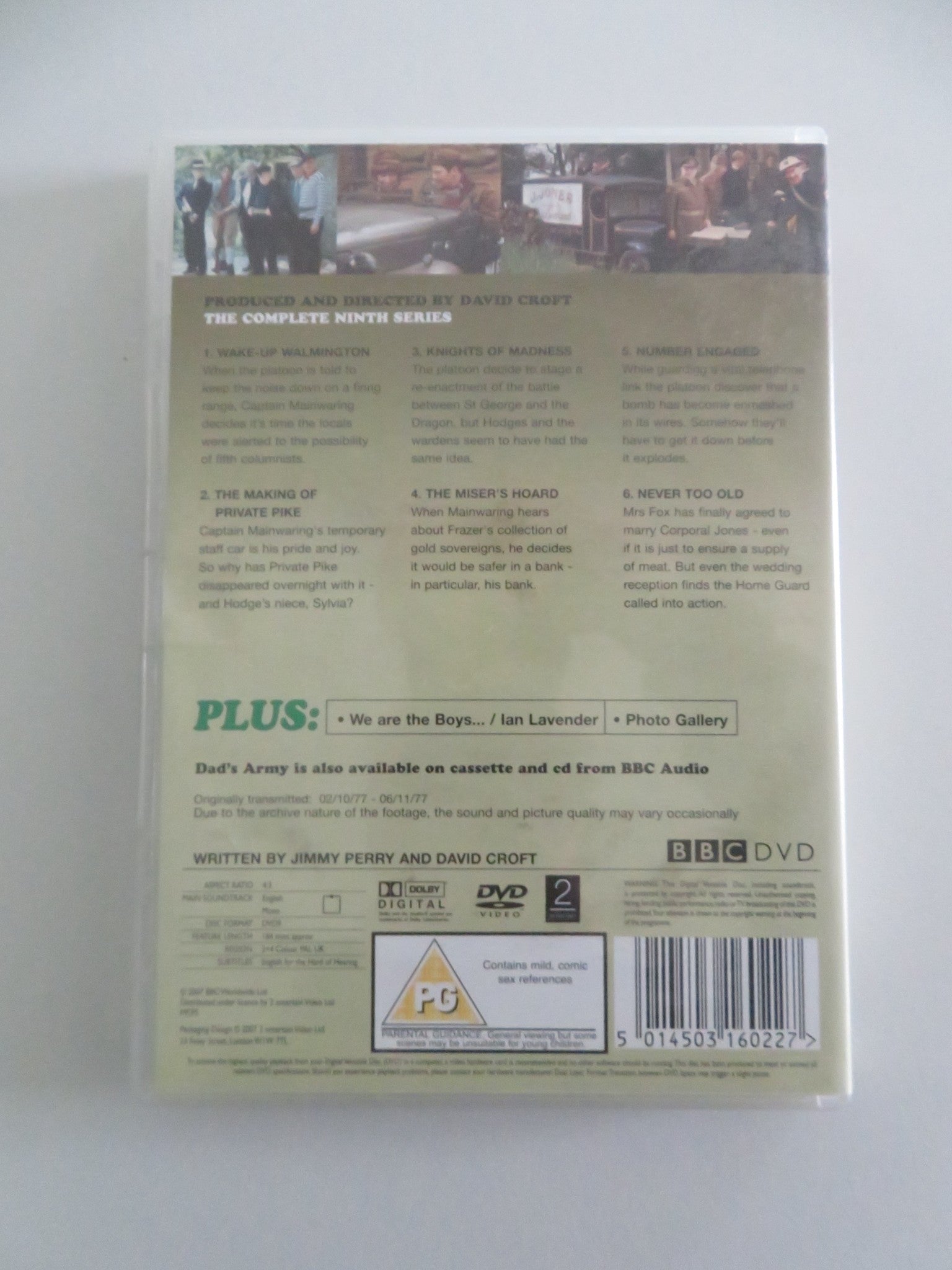 DAD'S ARMY THE COMPLETE NINTH SERIES (DVD) ARTHUR LOWE 1977 REGION 2, 4 Movie posters