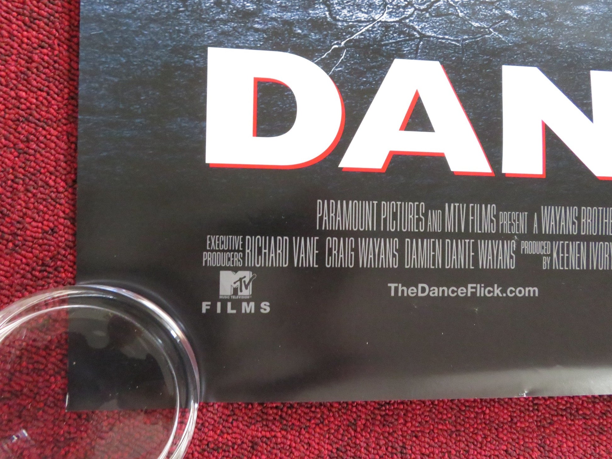 DANCE FLICK US ONE SHEET ROLLED POSTER SHOSHANA DAMON WAYANS JR. 2009 Rendezvous Cinema Movie posters