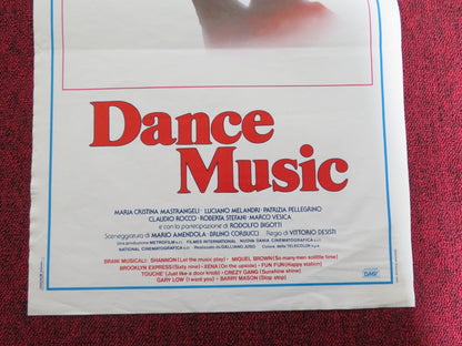 DANCE MUSIC ITALIAN LOCANDINA POSTER MARIA CRISTINA MASTRANGELI 1984 Rendezvous Cinema Movie posters