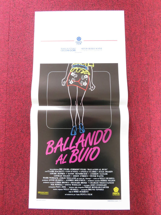 DANCIN' THRU THE DARK ITALIAN LOCANDINA POSTER CLAIRE HACKETT CON O'NEAL 1991 Rendezvous Cinema Movie posters