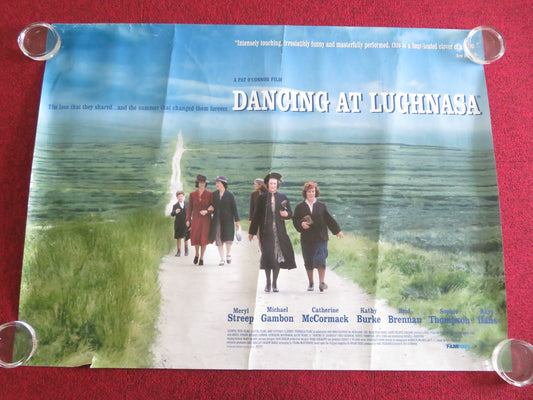 DANCING AT LUGHNASA UK QUAD ROLLED POSTER MERYL STREEP MICHAEL GAMBON 1998 Movie posters