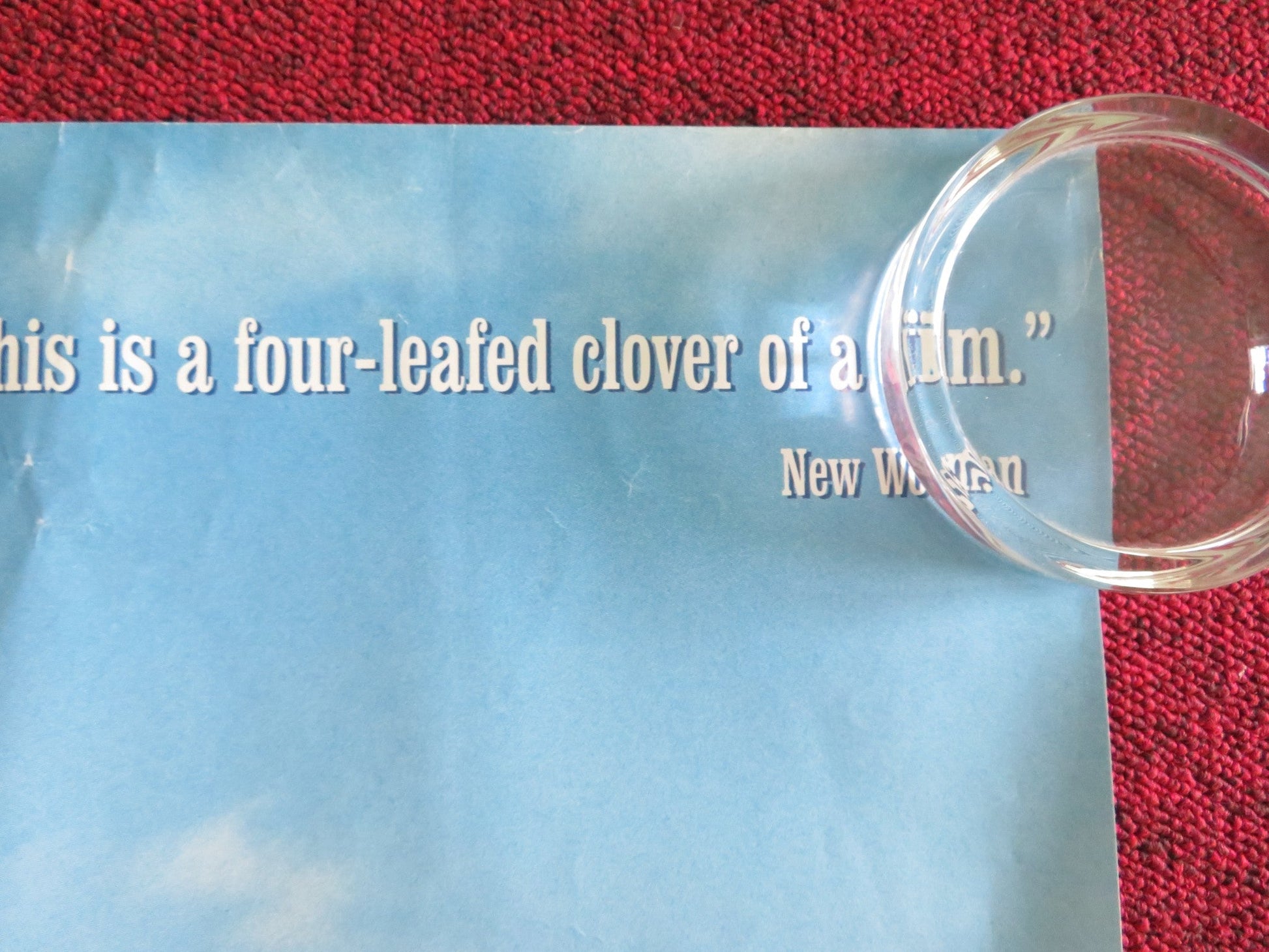 DANCING AT LUGHNASA UK QUAD ROLLED POSTER MERYL STREEP MICHAEL GAMBON 1998 Movie posters