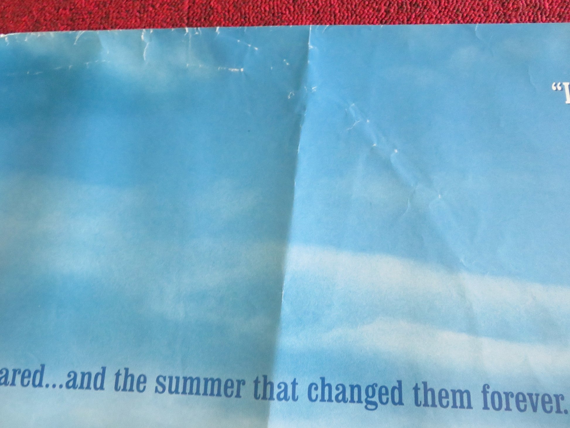 DANCING AT LUGHNASA UK QUAD ROLLED POSTER MERYL STREEP MICHAEL GAMBON 1998 Movie posters