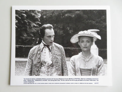 DANGEROUS LIAISONS - A MOVIE STILL PHOTO LOT OF 10 JOHN MALKOVICH PFEIFFER 1988 - Rendezvous Cinema