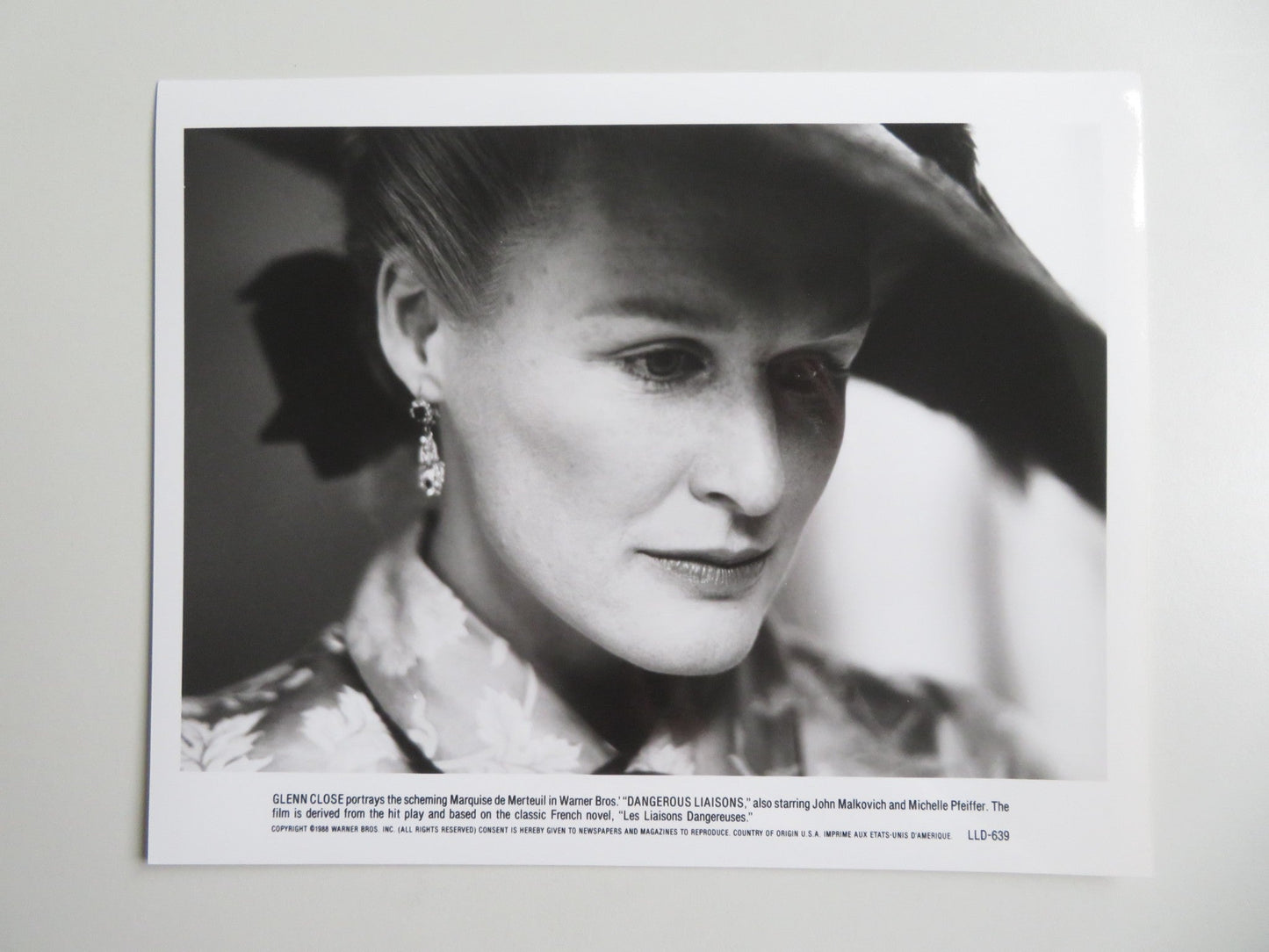 DANGEROUS LIAISONS - A MOVIE STILL PHOTO LOT OF 10 JOHN MALKOVICH PFEIFFER 1988 - Rendezvous Cinema