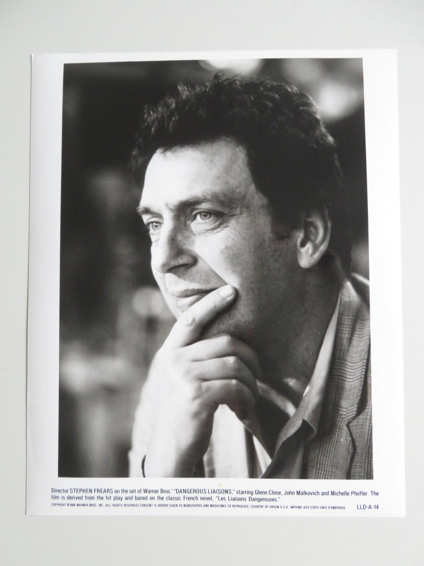 DANGEROUS LIAISONS - A MOVIE STILL PHOTO LOT OF 10 JOHN MALKOVICH PFEIFFER 1988 - Rendezvous Cinema