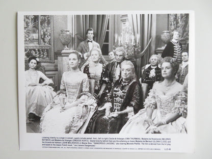 DANGEROUS LIAISONS - A MOVIE STILL PHOTO LOT OF 10 JOHN MALKOVICH PFEIFFER 1988 - Rendezvous Cinema