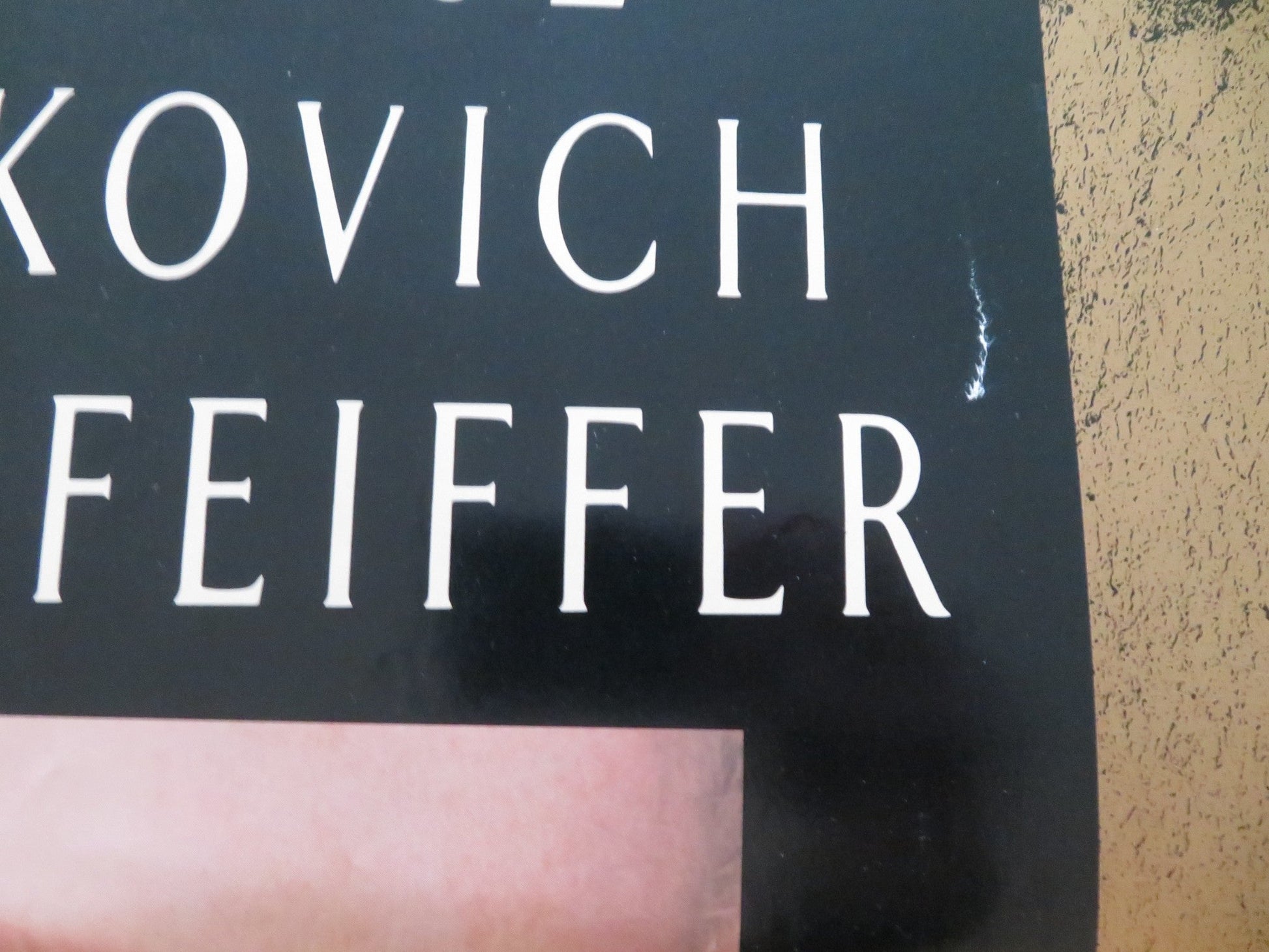 DANGEROUS LIAISONS FOLDED US ONE SHEET POSTER GLENN CLOSE JOHN MALKOVICH 1988 Movie posters