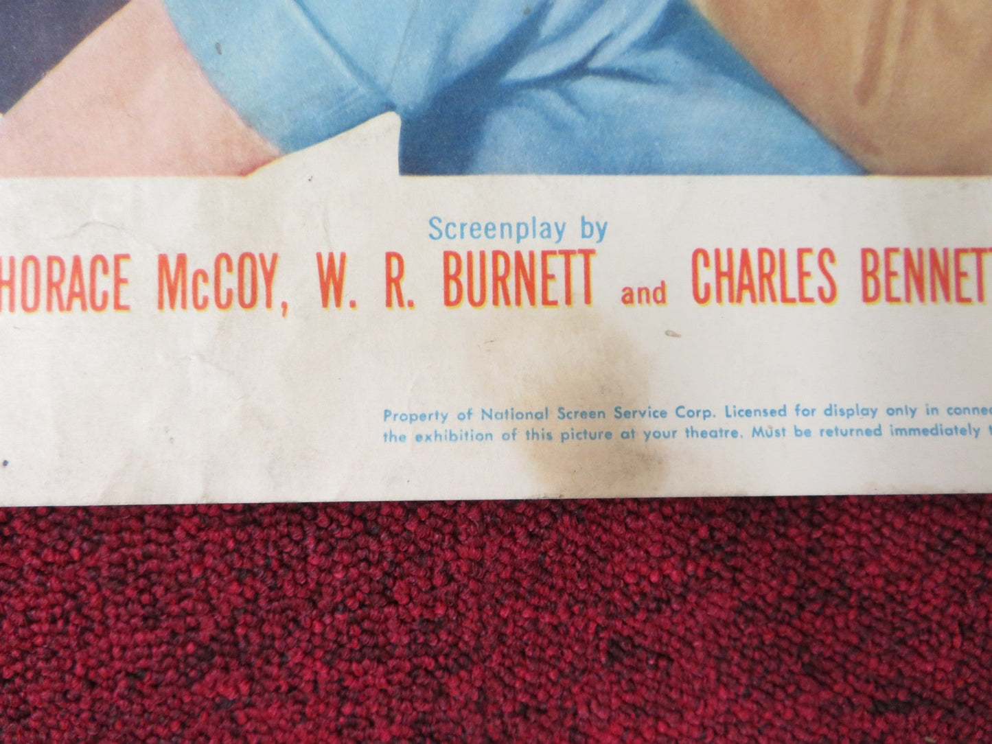 DANGEROUS MISSION! US INSERT POSTER VICTOR MATURE PIPER LAURIE 1954 Rendezvous Cinema Movie posters