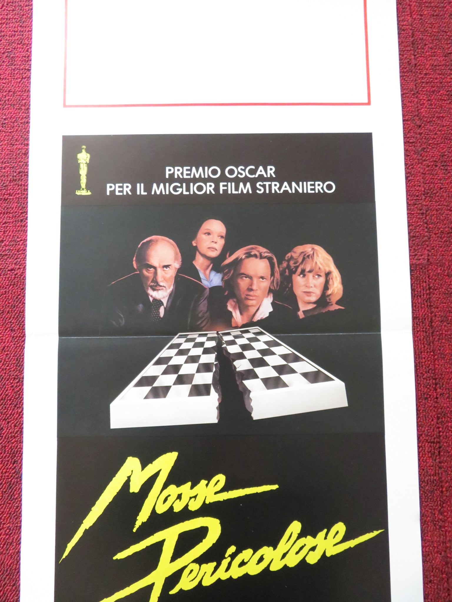 DANGEROUS MOVES ITALIAN LOCANDINA POSTER MICHEL PICCOLI LESLIE CARON 1986 Rendezvous Cinema Movie posters
