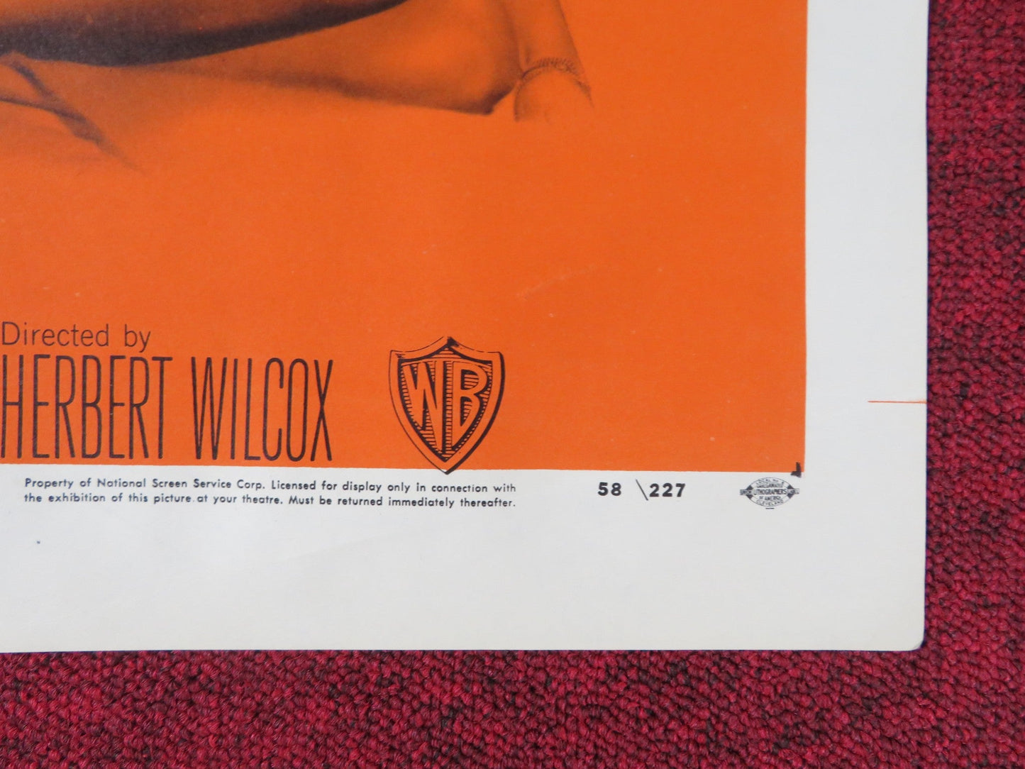 DANGEROUS YOUTH FOLDED US ONE SHEET POSTER GEORGE BAKER FRANKIE VAUGHAN 1957 Rendezvous Cinema Movie posters