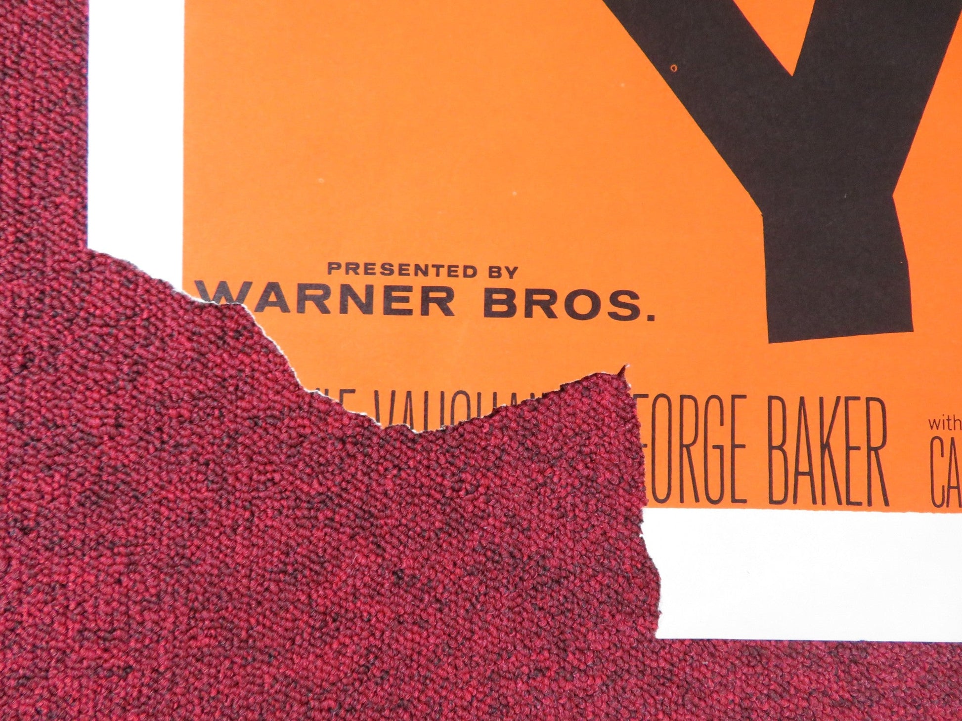 DANGEROUS YOUTH FOLDED US ONE SHEET POSTER GEORGE BAKER FRANKIE VAUGHAN 1957 Rendezvous Cinema Movie posters