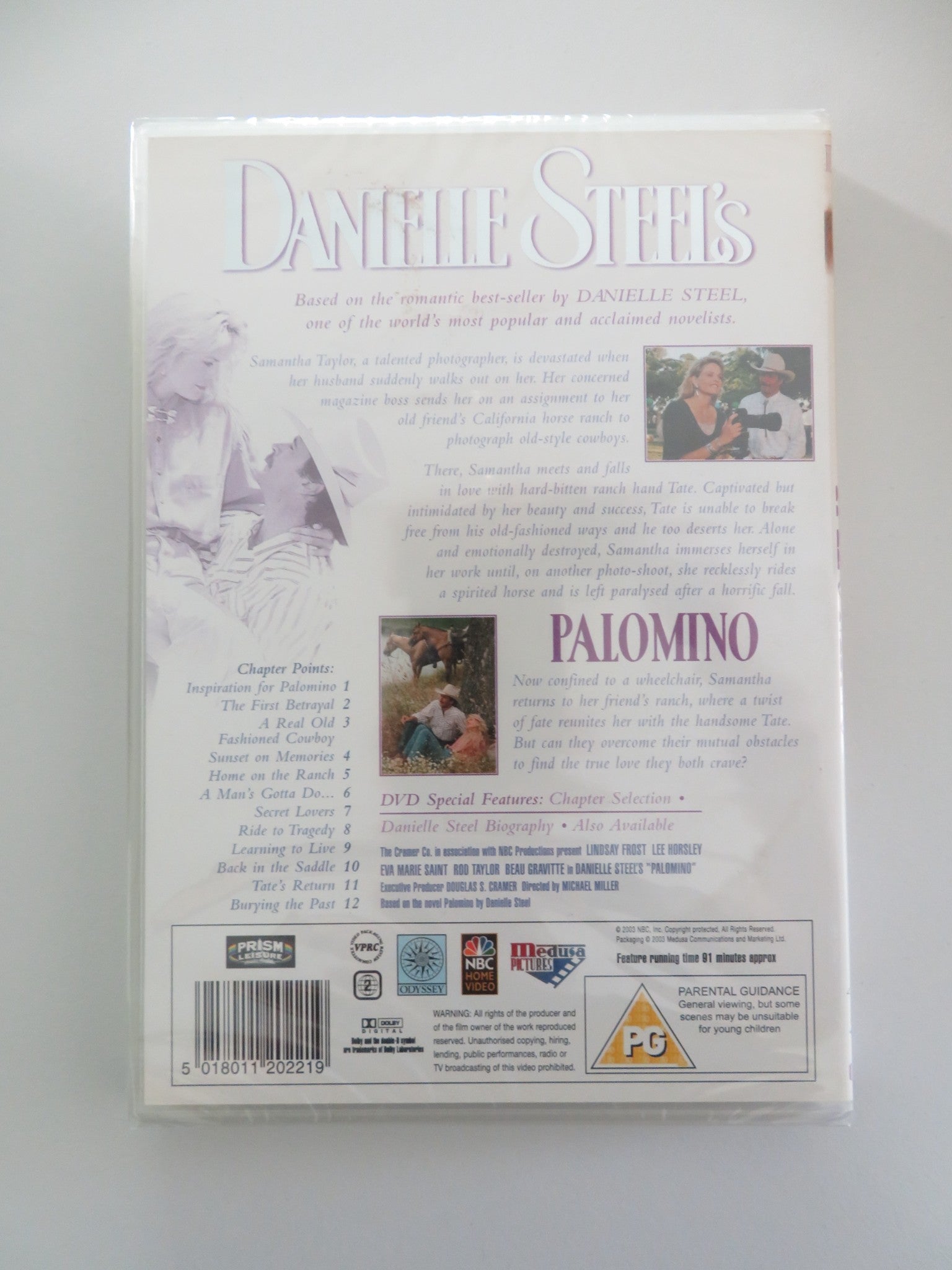DANIELLE STEEL'S PALOMINO (DVD) LINDSAY FROST EVA MARIE SAINT 1991 REGION 2 Movie posters