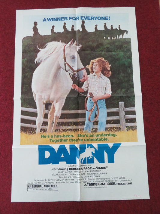 DANNY FOLDED US ONE SHEET POSTER REBECCA PAGE JANET ZARISH 1979 Movie posters