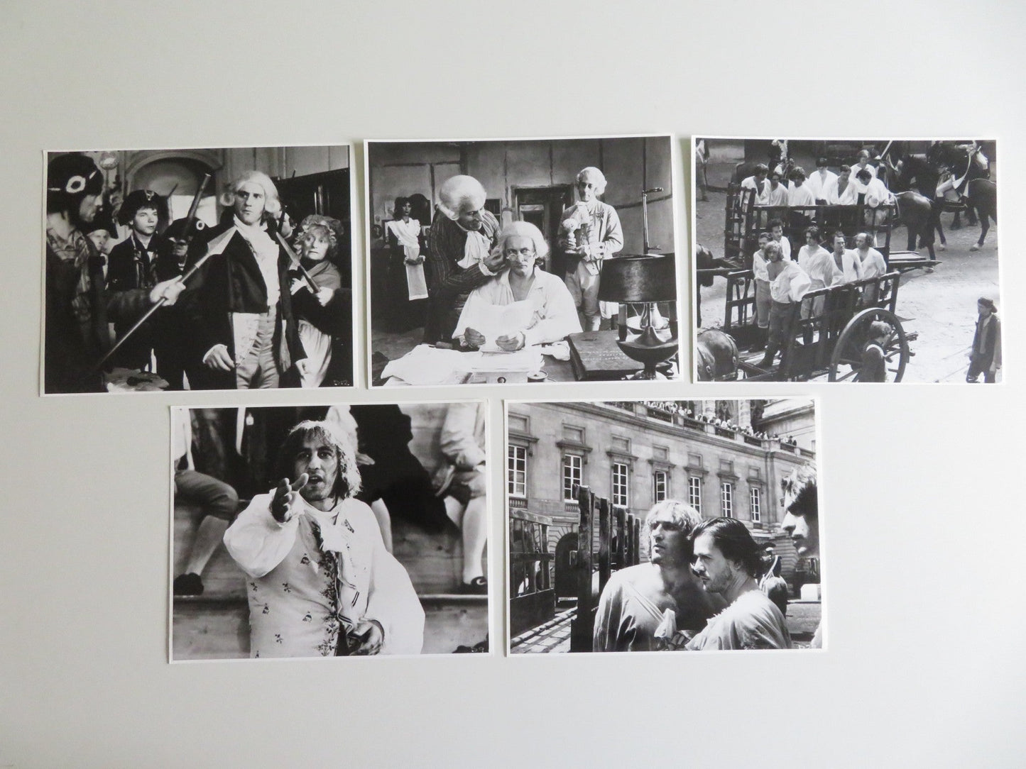 DANTON MOVIE STILL PHOTO LOT OF 5 GERARD DEPARDIEU WOJCIECH PSZONIAK 1983 - Rendezvous Cinema
