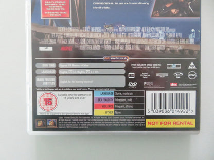 Daredevil (DVD) Marvel Ben Affleck Jennifer Garner 2003 Region 2 Movie posters