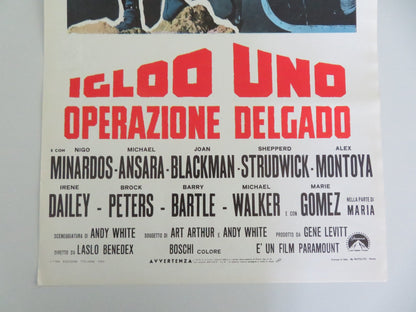 Daring Game Italian Locandina Poster Lloyd Bridges Nico Minardos 1969 Movie posters