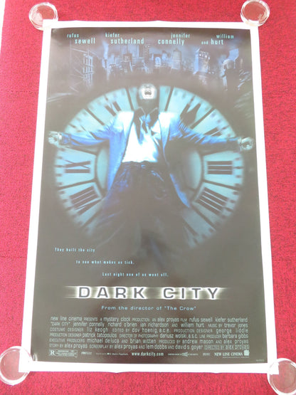 DARK CITY US ONE SHEET ROLLED POSTER RUFUS SEWELL WILLIAM HURT 1998 Movie posters