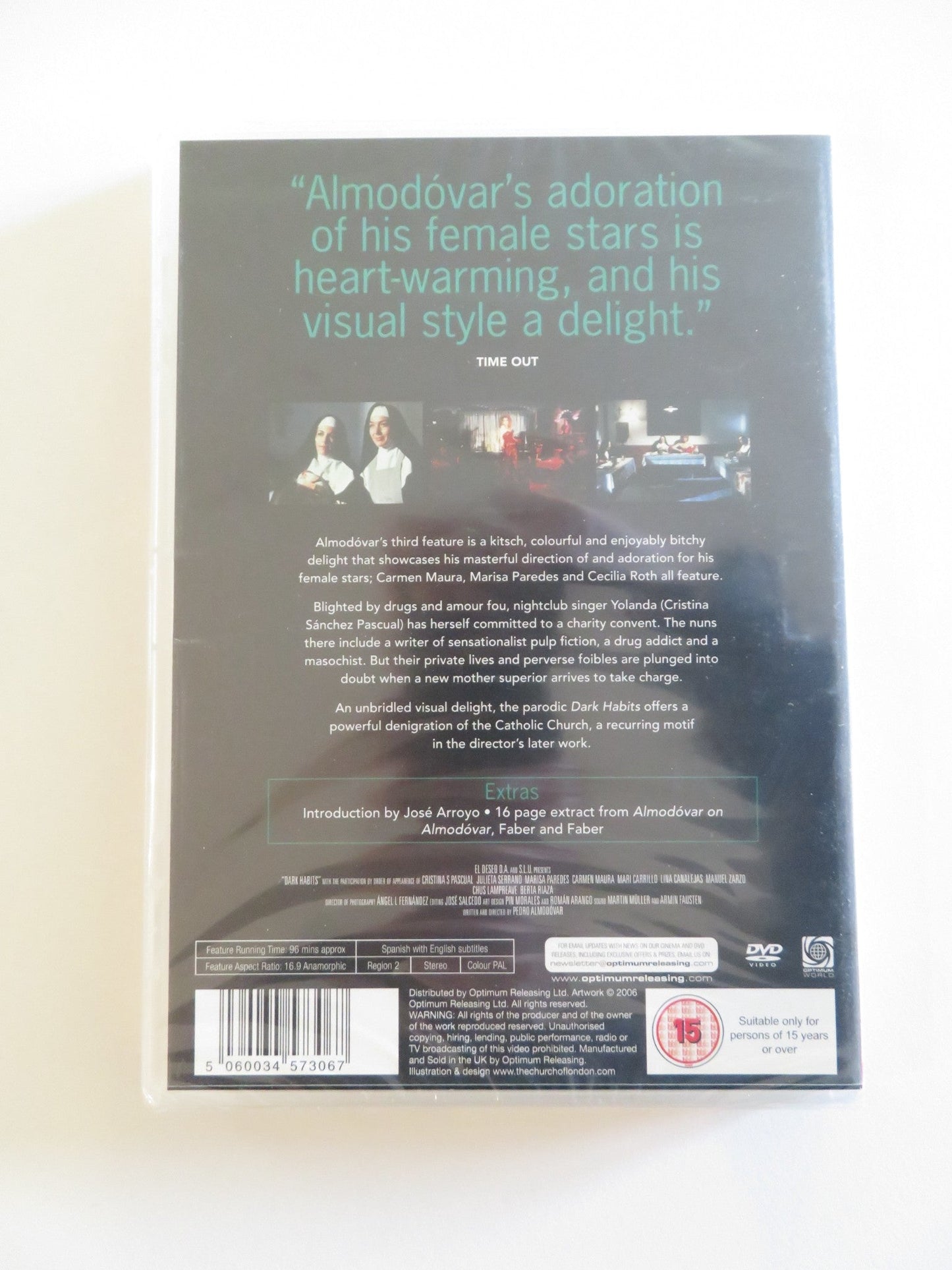 DARK HABITS (DVD) CRISTINA SANCHEZ PASCUAL WILL MORE 1983 REGION 2 Rendezvous Cinema Movie posters