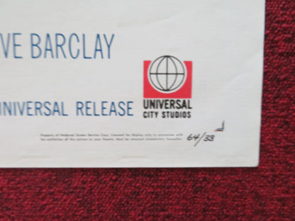 DARK PURPOSE FOLDED US ONE SHEET POSTER SHIRLEY JONES ROSSANO BRAZZI 1964 Rendezvous Cinema Movie posters