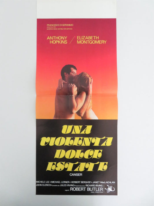 Dark Victory Italian Locandina Poster Elizabeth Montgomery Anthony Hopkins 1979 Movie posters