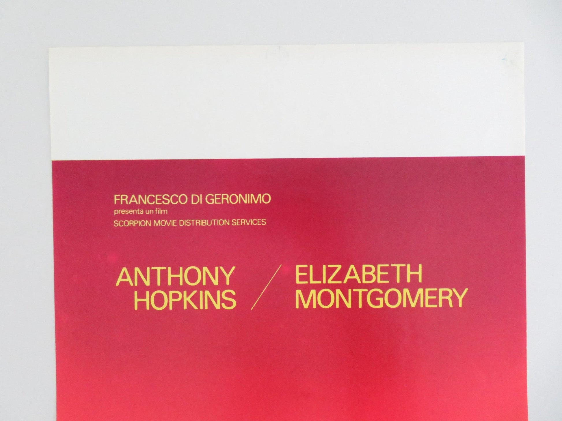 Dark Victory Italian Locandina Poster Elizabeth Montgomery Anthony Hopkins 1979 Movie posters