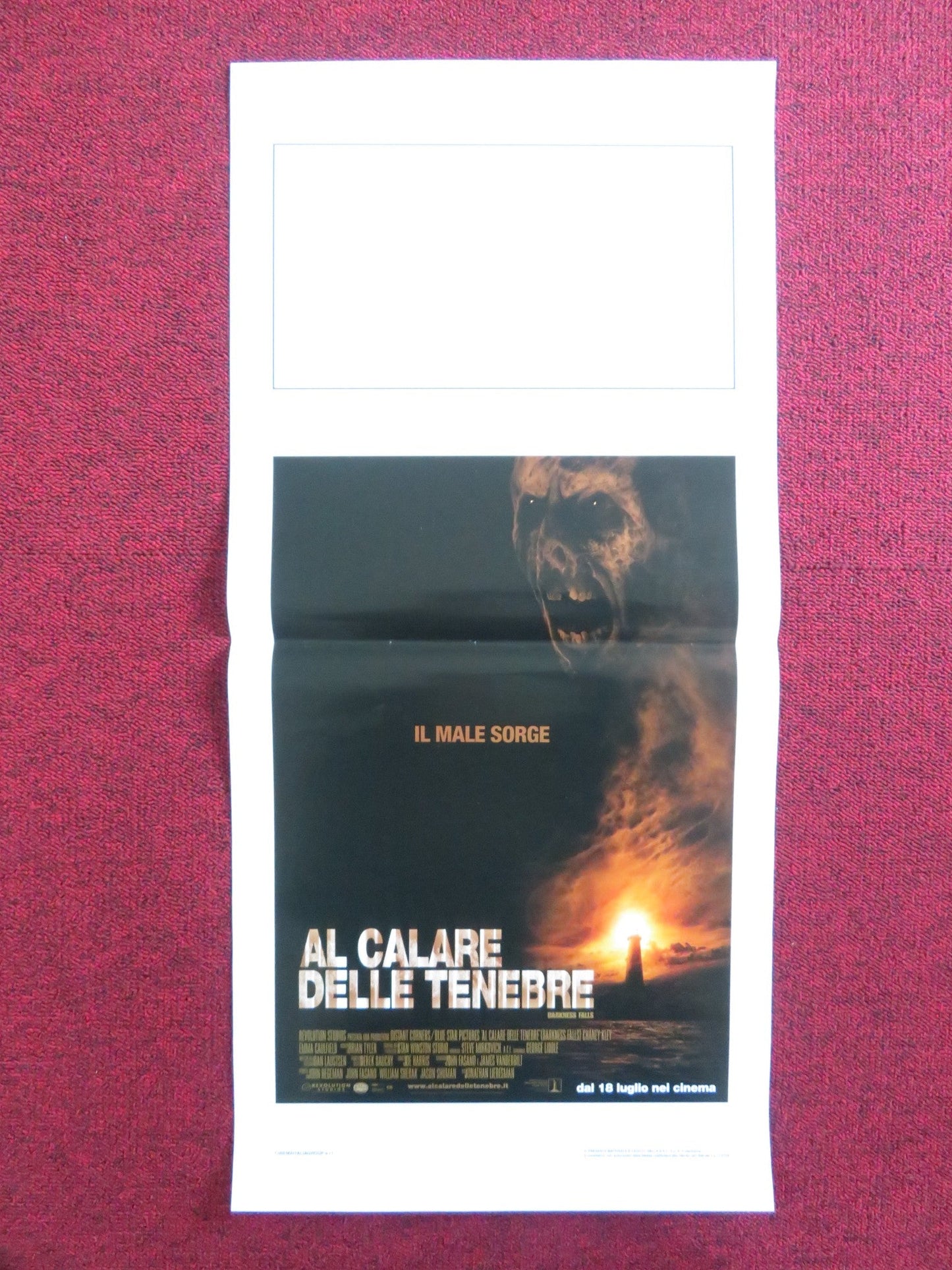 DARKNESS FALLS ITALIAN LOCANDINA POSTER CHANEY KLEY EMMA CAULFIELD FORD 2003 Rendezvous Cinema Movie posters