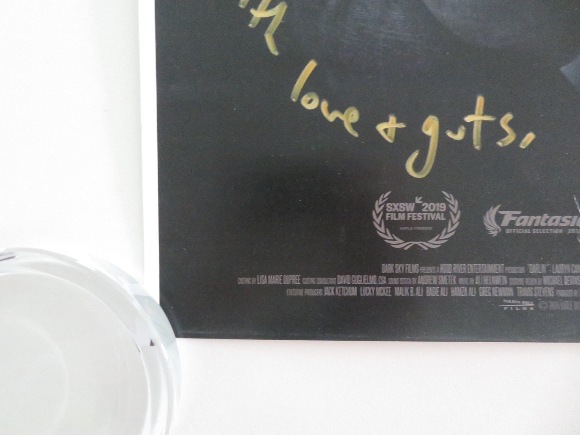 DARLIN' SIGNED ROLLED POSTER COOPER ANDREWS LAURYN CANNY 2019 Movie posters