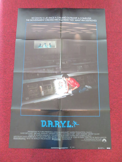 D.A.R.Y.L. Folded US One Sheet Poster Mary Beth Hurt Michael McKean 1985 Movie posters