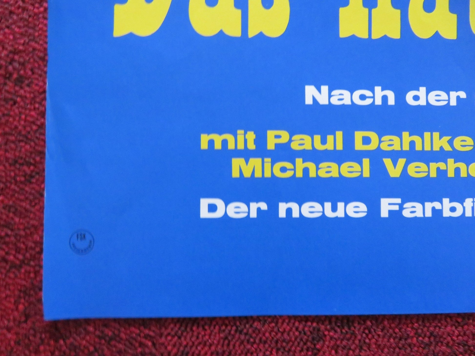 DAS HAUS IN MONTEVIDEO GERMAN A1 POSTER FOLDED PAUL DAHLKE HANNE WIEDER 1963 Rendezvous Cinema Movie posters