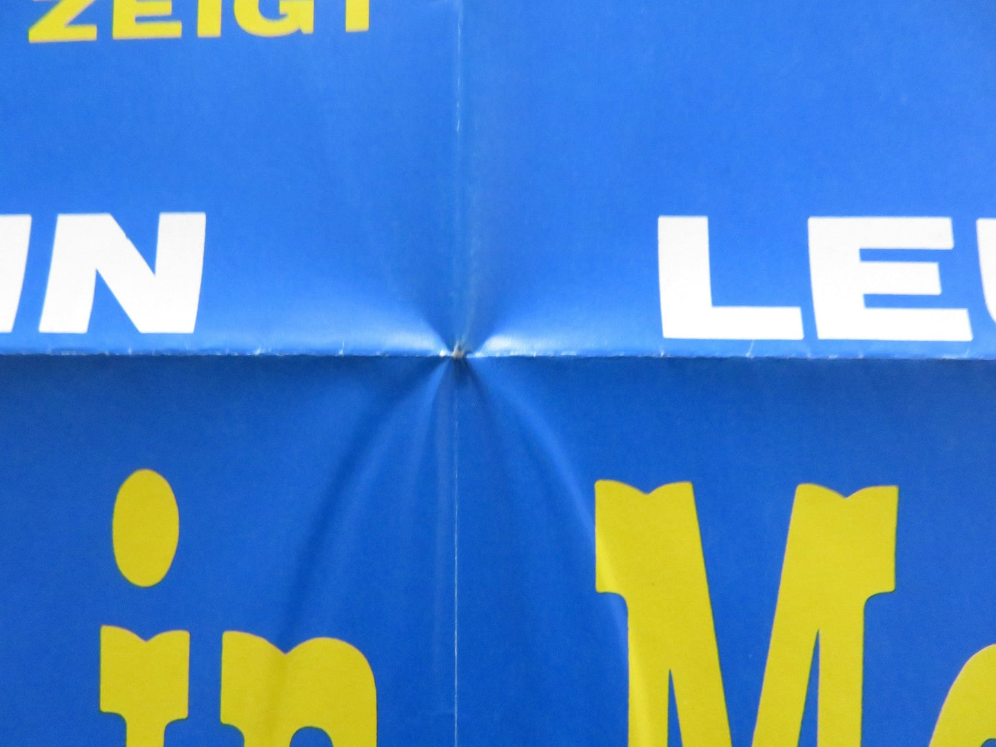 DAS HAUS IN MONTEVIDEO GERMAN A1 POSTER FOLDED PAUL DAHLKE HANNE WIEDER 1963 Rendezvous Cinema Movie posters