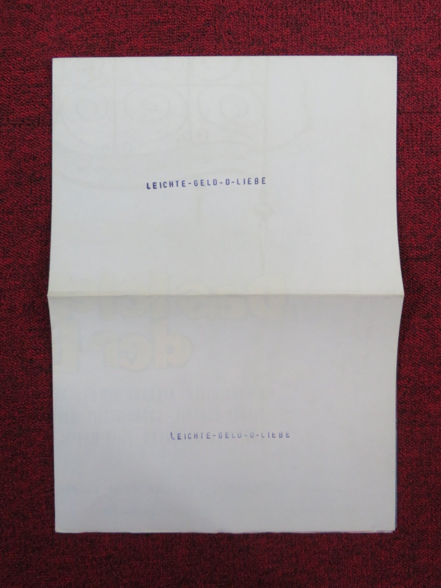 DAS LEICHTE GELD DER LIEBE GERMAN A1 POSTER FOLDED ANNIE GIRARDOT 1964 Rendezvous Cinema Movie posters