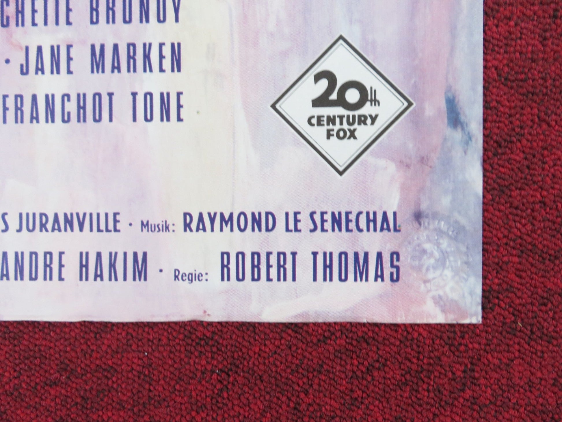 DAS LEICHTE GELD DER LIEBE GERMAN A1 POSTER FOLDED ANNIE GIRARDOT 1964 Rendezvous Cinema Movie posters