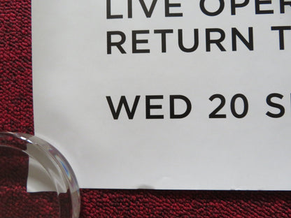 DAS RHEINGOLD - ROH LIVE IN CINEMAS UK QUAD ROLLED POSTER ROYAL OPERA HOUSE 2023 Rendezvous Cinema Movie posters