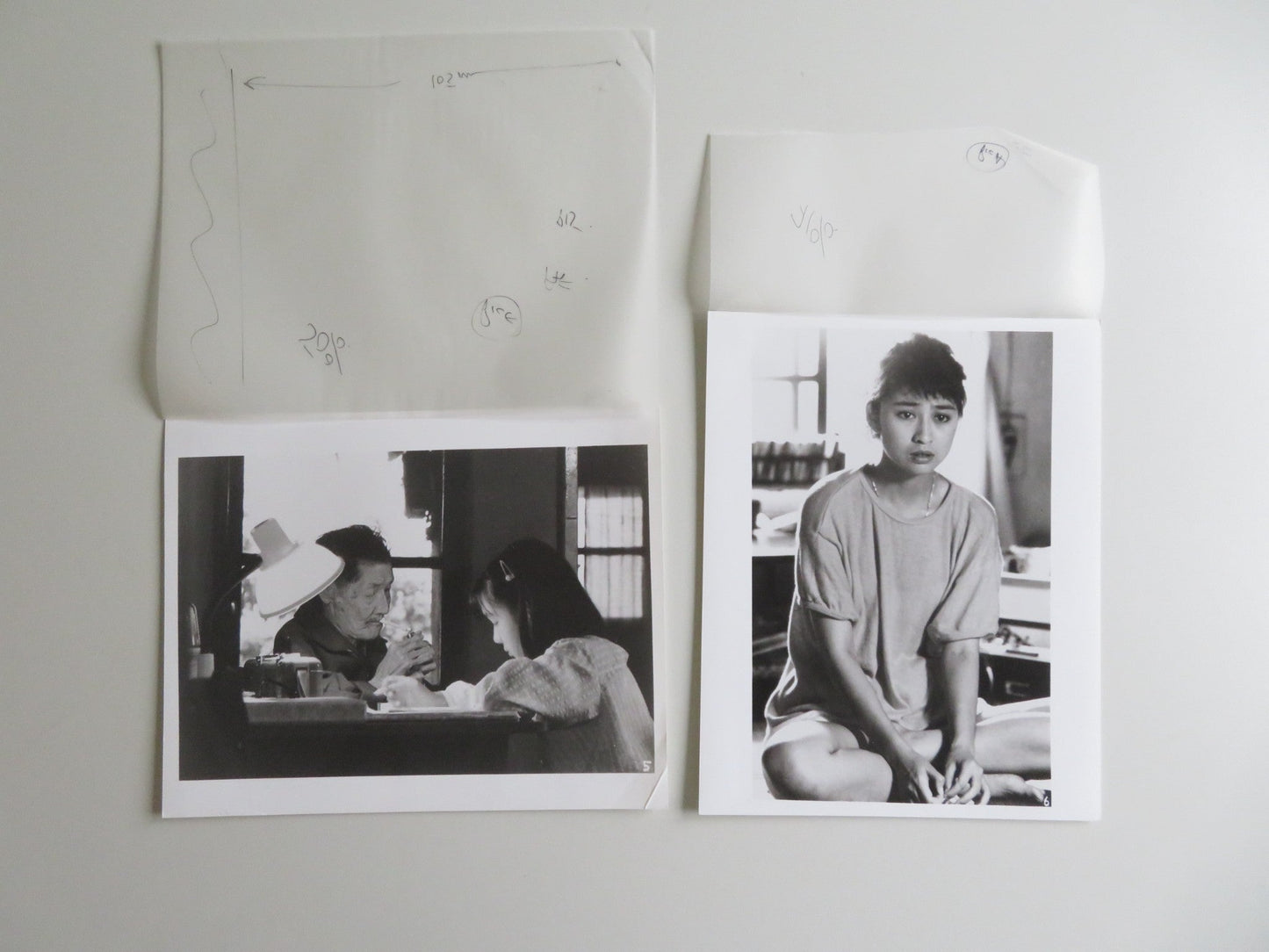 DAUGHTER OF THE NILE MOVIE STILL PHOTO LOT OF 2 LIN YANG TIEN-LU LI 1987 - Rendezvous Cinema