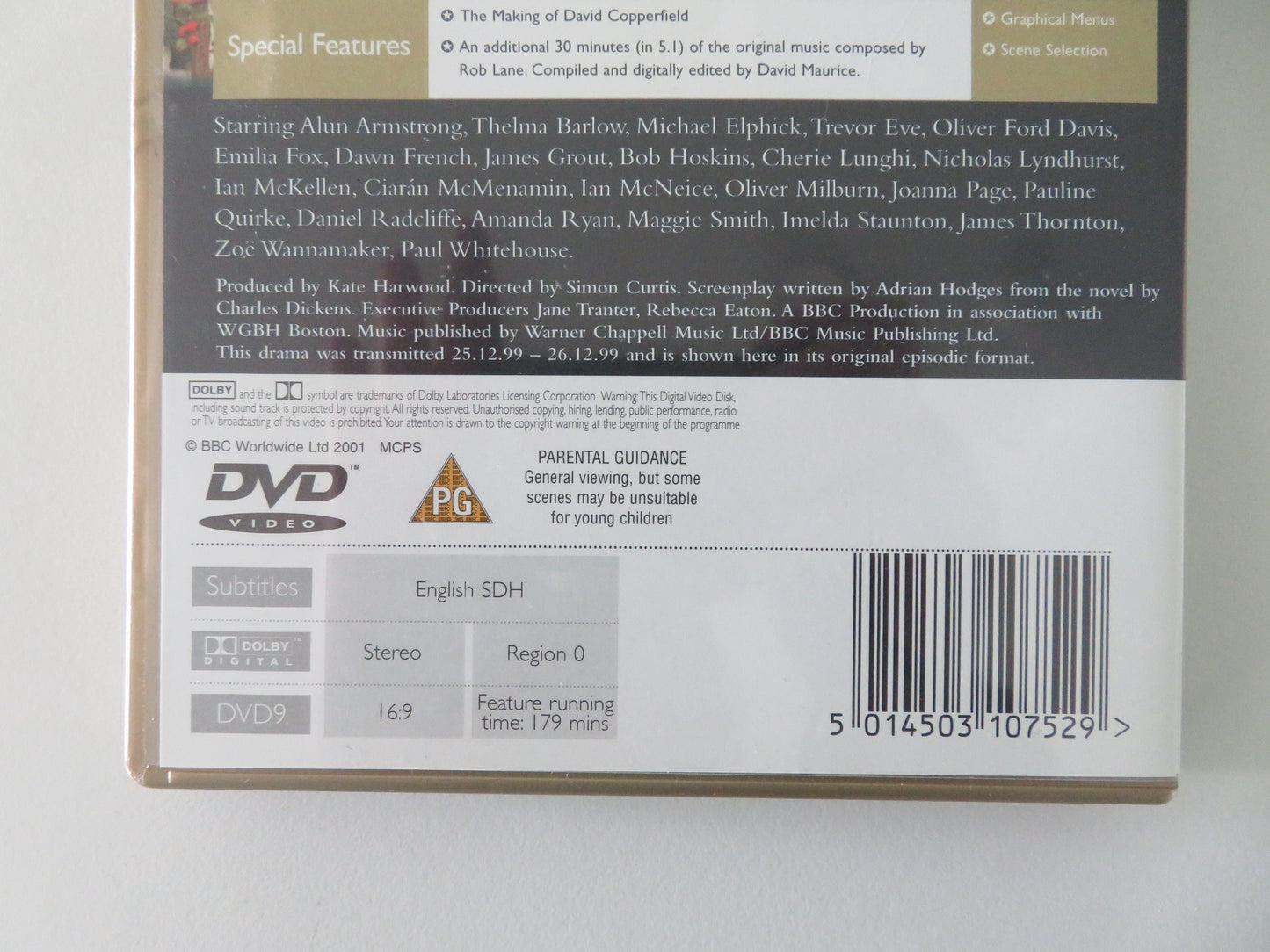 David Copperfield (DVD) Bob Hoskins Daniel Radcliffe 1999 Region 0 Movie posters