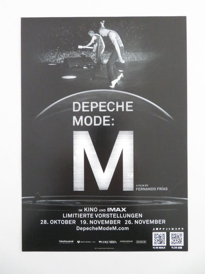 David Gilmour Live at... & Depeche Mode: M Japanese Chirashi (B5) Poster 2025 Movie posters