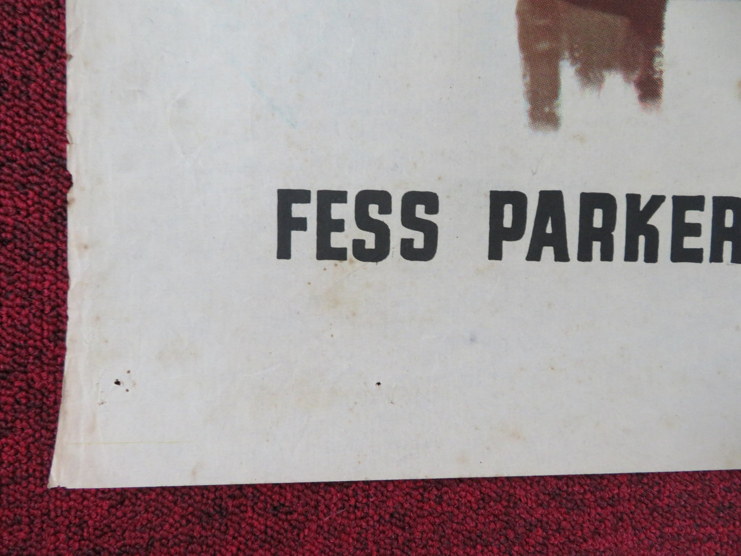 DAVY CROCKETT AND THE RIVER PIRATES SPANISH POSTER DISNEY FESS PARKER 1959 Rendezvous Cinema Movie posters