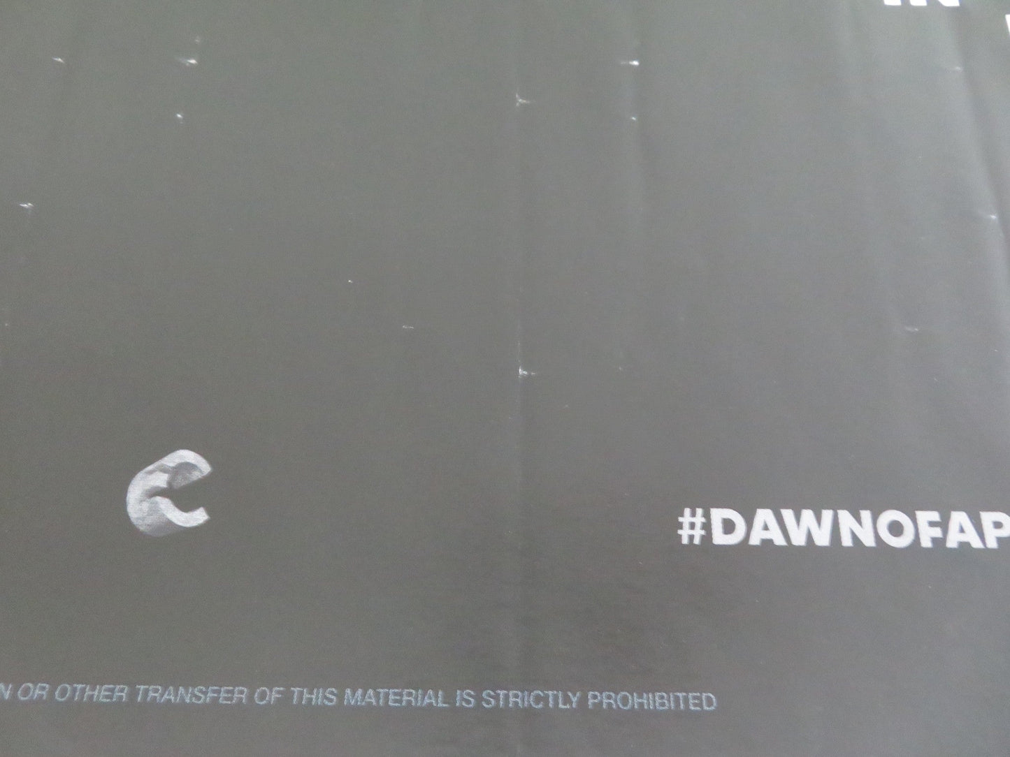 DAWN OF THE PLANET OF THE APES UK QUAD ROLLED POSTER ANDY SERKIS G. OLDMAN 2014 Movie posters