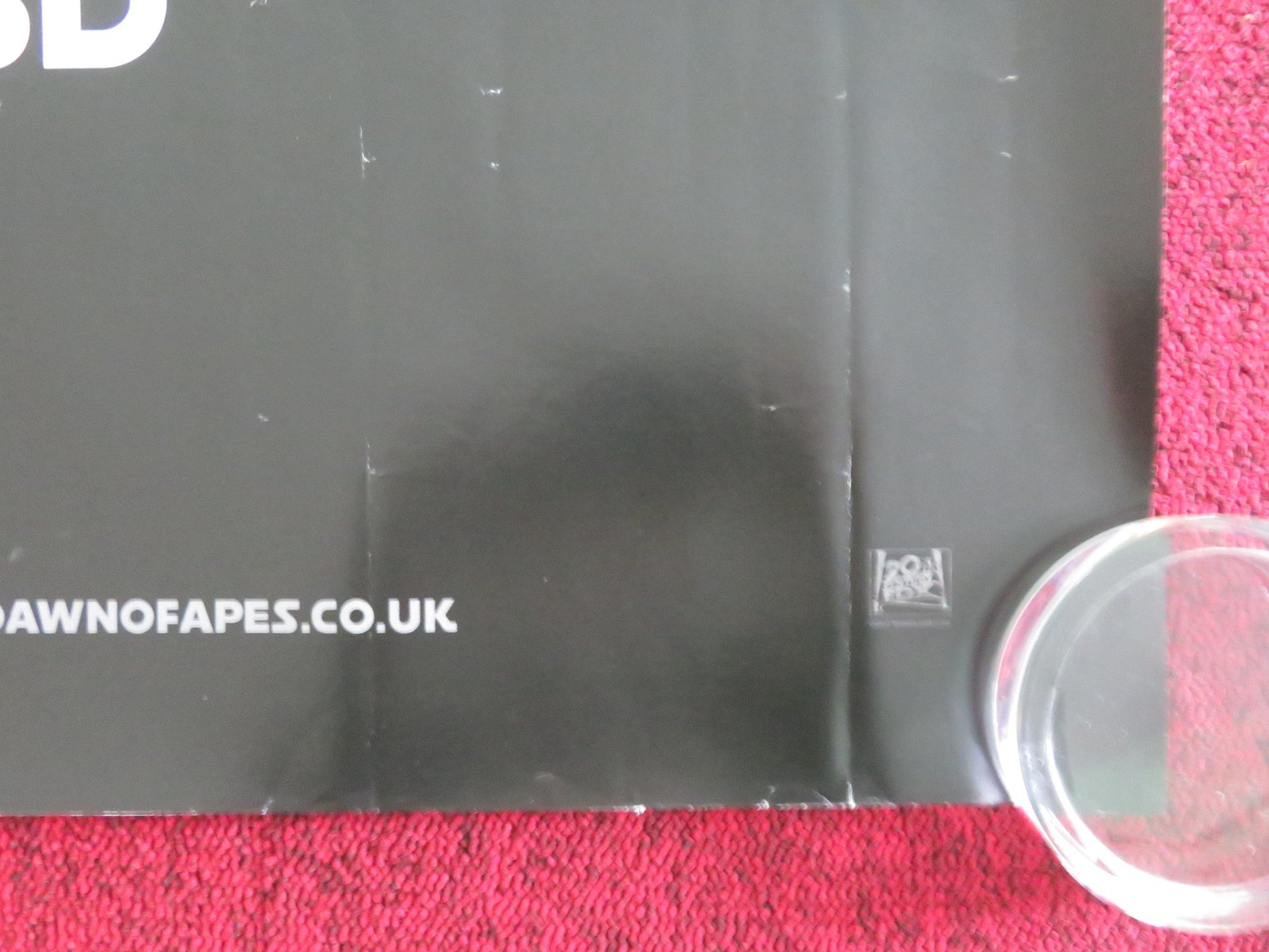 DAWN OF THE PLANET OF THE APES UK QUAD ROLLED POSTER ANDY SERKIS G. OLDMAN 2014 Movie posters