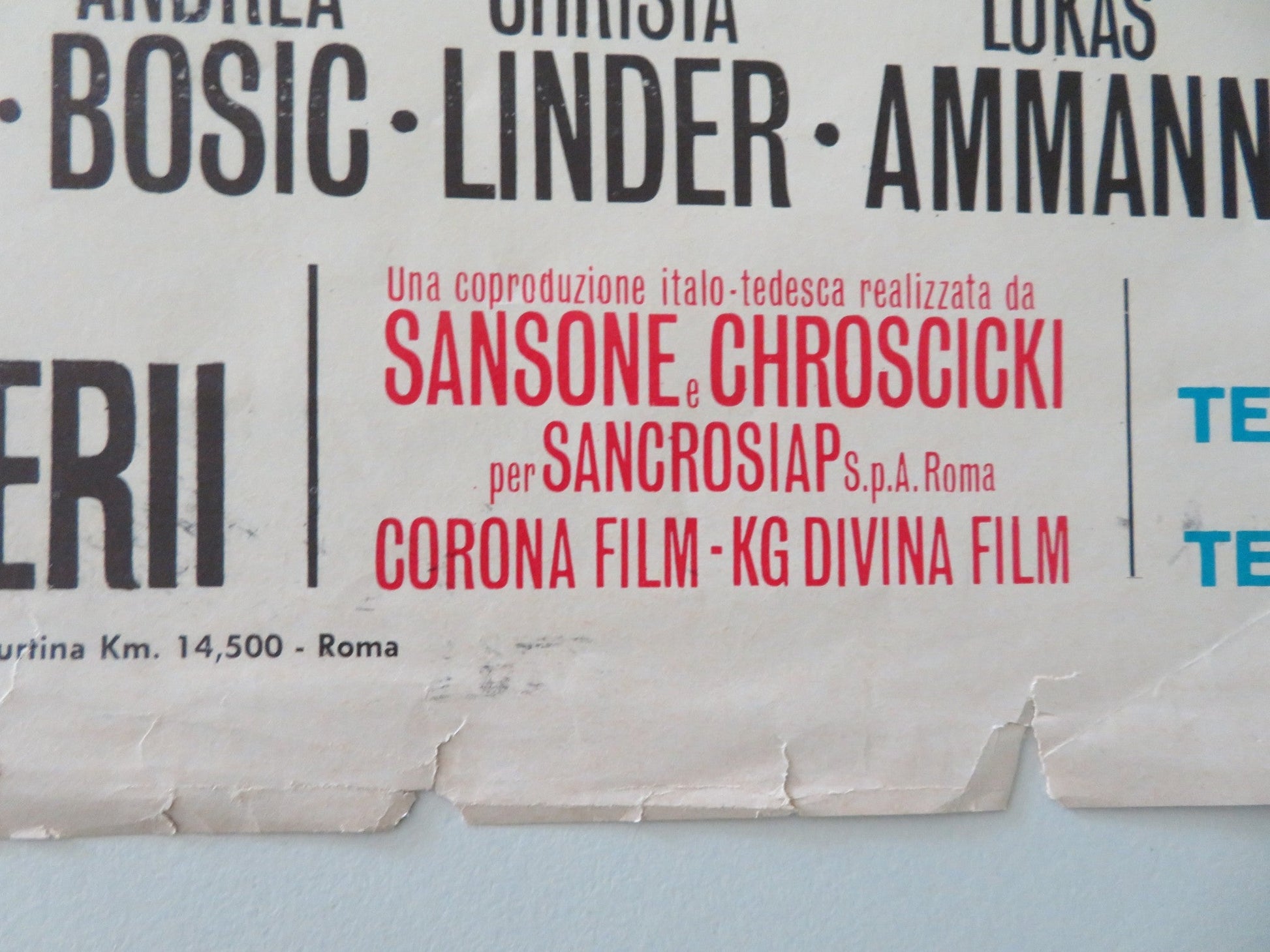 DAY OF ANGER ITALIAN LOCANDINA POSTER GIULIANO GEMMA LEE VAN CLEEF 1967 Movie posters