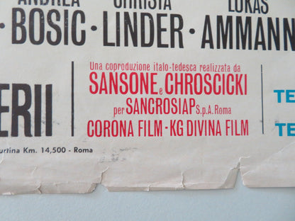 DAY OF ANGER ITALIAN LOCANDINA POSTER GIULIANO GEMMA LEE VAN CLEEF 1967 Movie posters