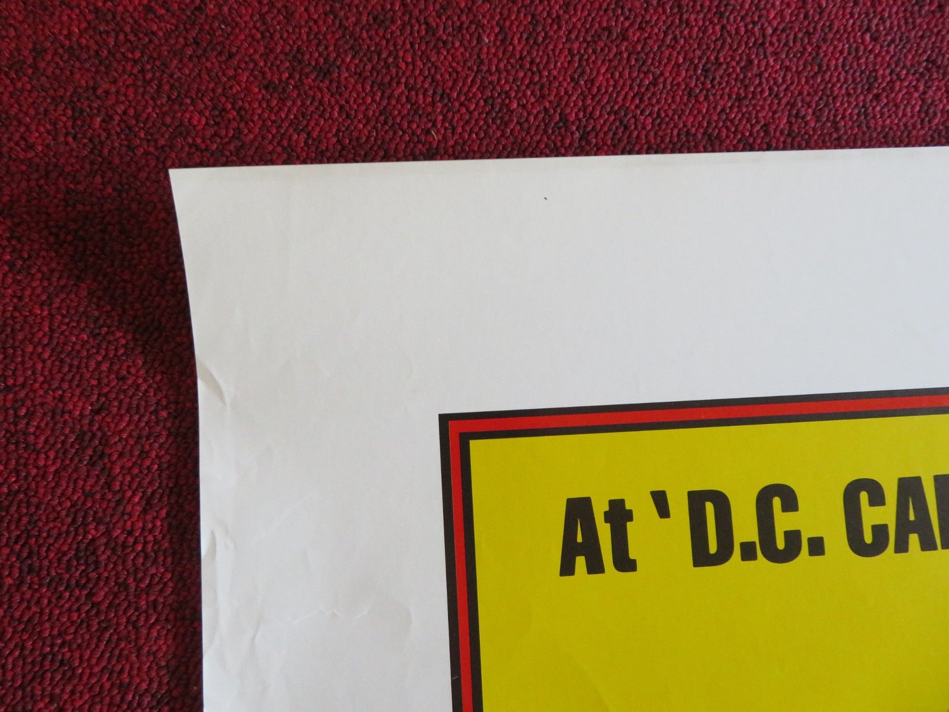 D.C. CAB US ONE SHEET ROLLED POSTER MR. T GARY BUSEY 1983 Rendezvous Cinema Movie posters