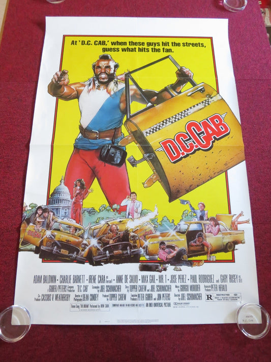 D.C. CAB US ONE SHEET ROLLED POSTER MR. T GARY BUSEY 1983 Rendezvous Cinema Movie posters