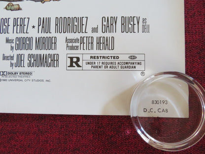 D.C. CAB US ONE SHEET ROLLED POSTER MR. T GARY BUSEY 1983 Rendezvous Cinema Movie posters