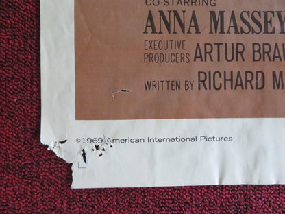 DE SADE - B FOLDED US ONE SHEET POSTER KEIR DULLEA SENTA BERGER 1969 Rendezvous Cinema Movie posters