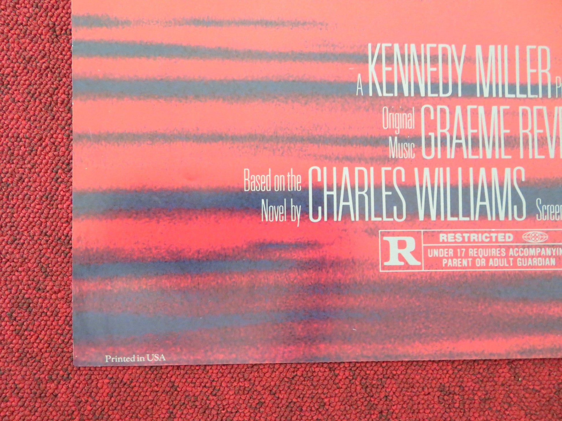 DEAD CALM FOLDED US ONE SHEET POSTER NICOLE KIDMAN SAM NEILL 1989 Movie posters