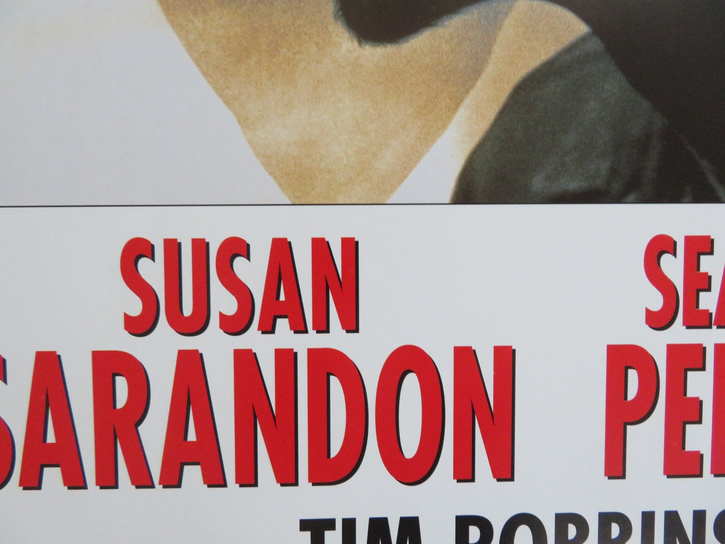 DEAD MAN WALKING VHS VIDEO POSTER SUSAN SARANDON SEAN PENN 1995 Rendezvous Cinema Movie posters